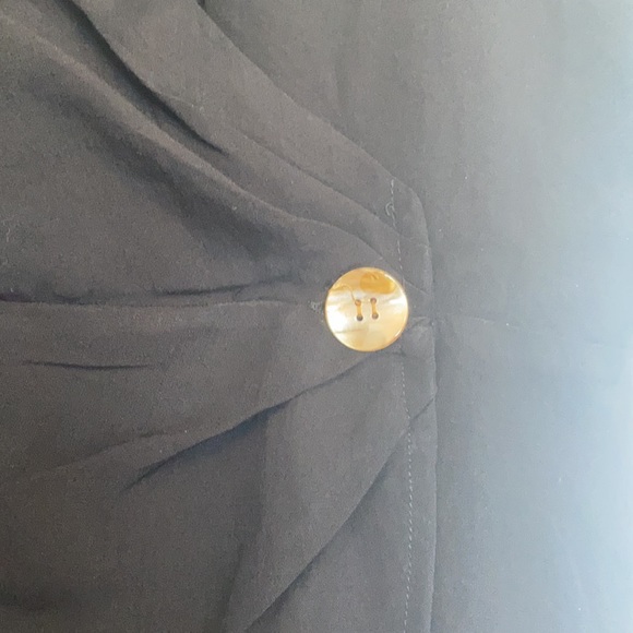 SALE ✨ Atmos&Here Iconic Brand Black midi wrap around button dress size 24 NWT - Picture 3 of 9